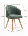 Tezzo Linen Dining Chair