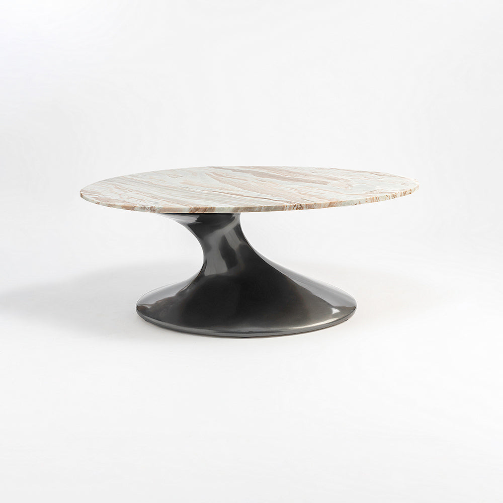 Abedelazar Marbel Coffee Table - Brown