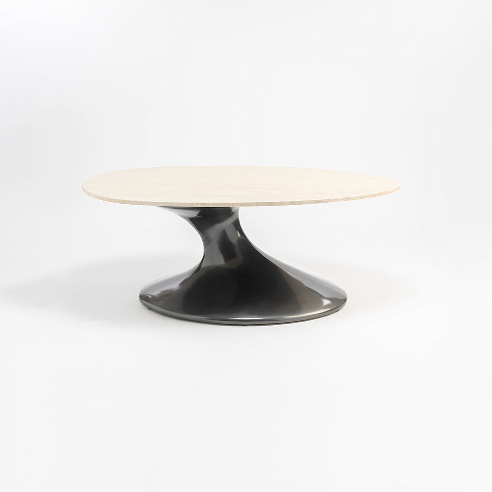 Abedelazar Marbel Coffee Table - Travertine