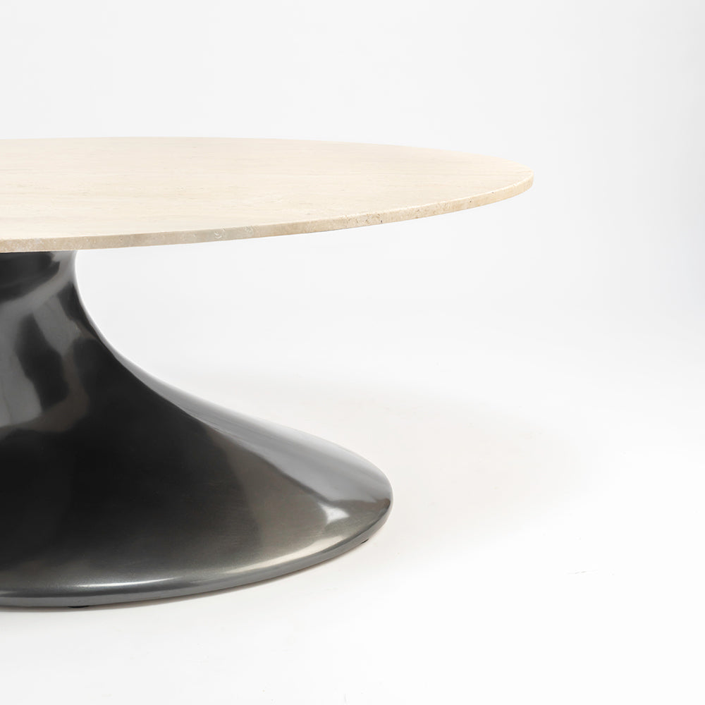 Abedelazar Marbel Coffee Table - Travertine