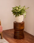 Beanie Mango Wood Accent Table & Stool