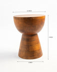 Sylvan Mango Wood Accent Table & Stool