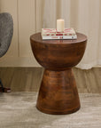 Sylvan Mango Wood Accent Table & Stool