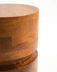 Prairie Mango Wood Accent Table & Stool