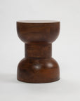Lushow Mango Wood Accent Table & Stool