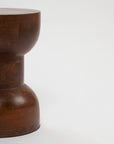 Lushow Mango Wood Accent Table & Stool