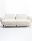 Squabble Fur Fabric Sofa - Cream