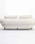 Squabble Fur Fabric Sofa - Cream