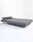 Tailor Linen Foldable Sofa Cum Bed With Wooden Legs