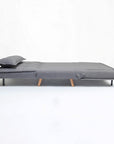 Tailor Linen Foldable Sofa Cum Bed With Wooden Legs