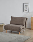 Riencar Foldable sofa cum Bed with Wooden Legs