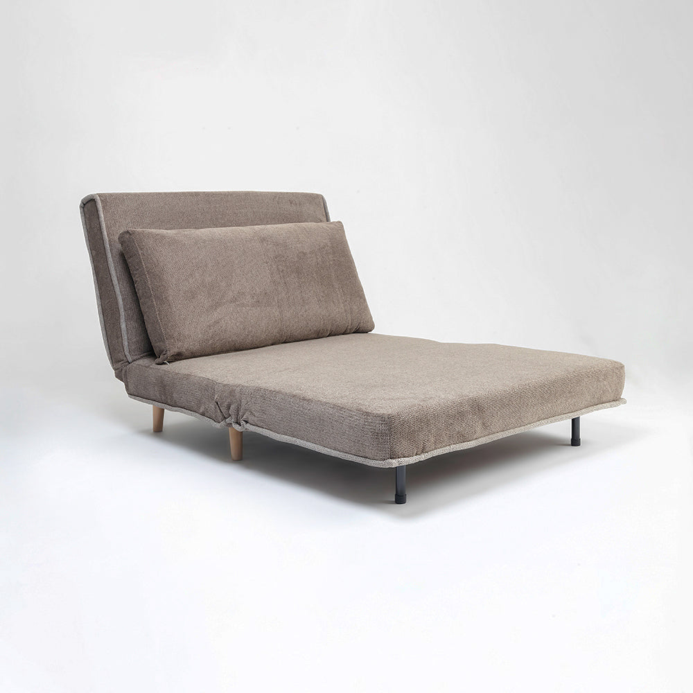 Riencar Foldable Sofa Cum Bed With Wooden Legs