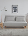 Bunny 3-Seater Foldable Sofa Cum Bed with Wooden Legs