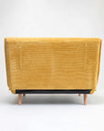Demarco Corduroyfoldable Sofa Cum Bed With Wooden Legs