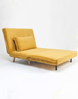 Demarco Corduroyfoldable Sofa Cum Bed With Wooden Legs