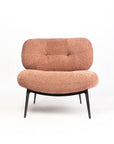 Sherdil Boucle Chair - Dusty Rose Brown