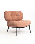 Sherdil Boucle Chair - Dusty Rose Brown