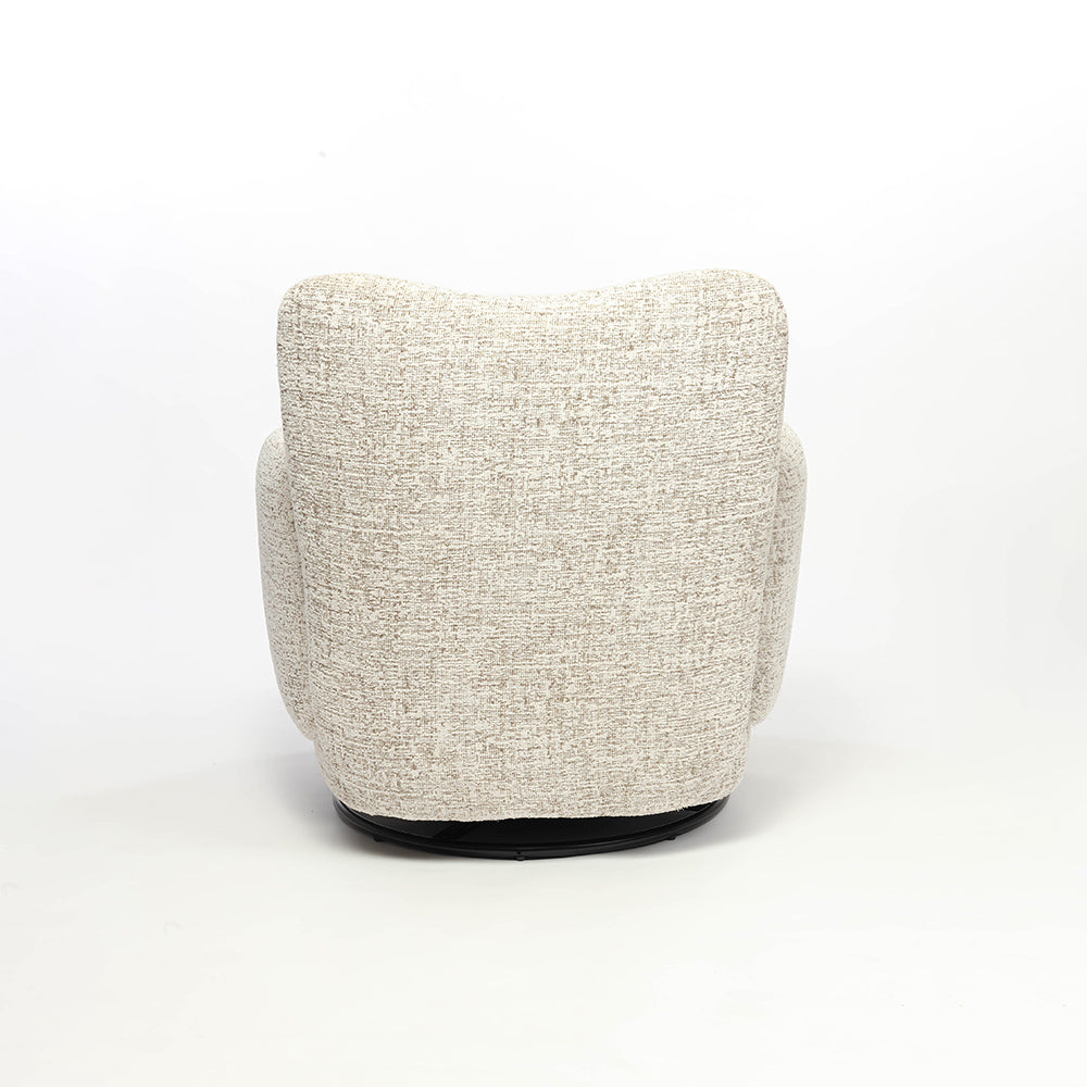 Birhada Boucle Swivel Lounge Chair
