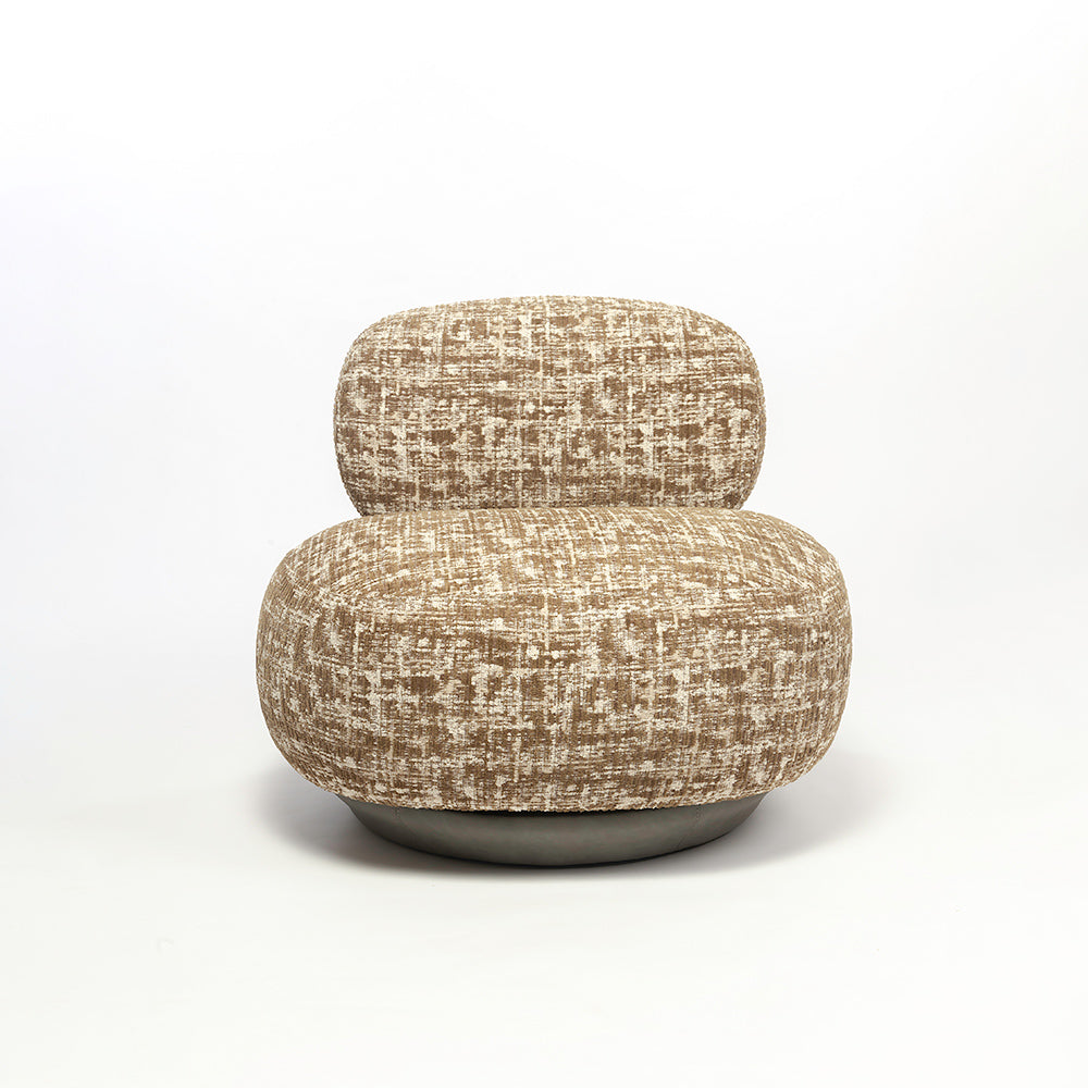 Chanel Boucle Swivel Lounge Chair