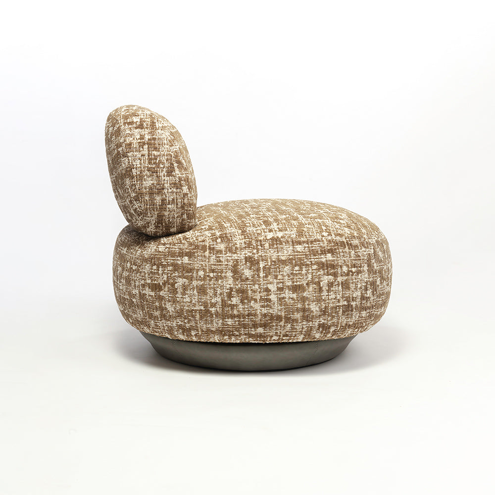 Chanel Boucle Swivel Lounge Chair