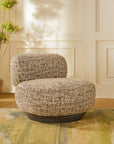 Chanel Boucle Swivel Lounge Chair