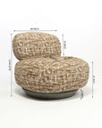 Chanel Boucle Swivel Lounge Chair