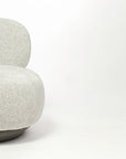 Krystal Boucle Swivel Lounge Chair