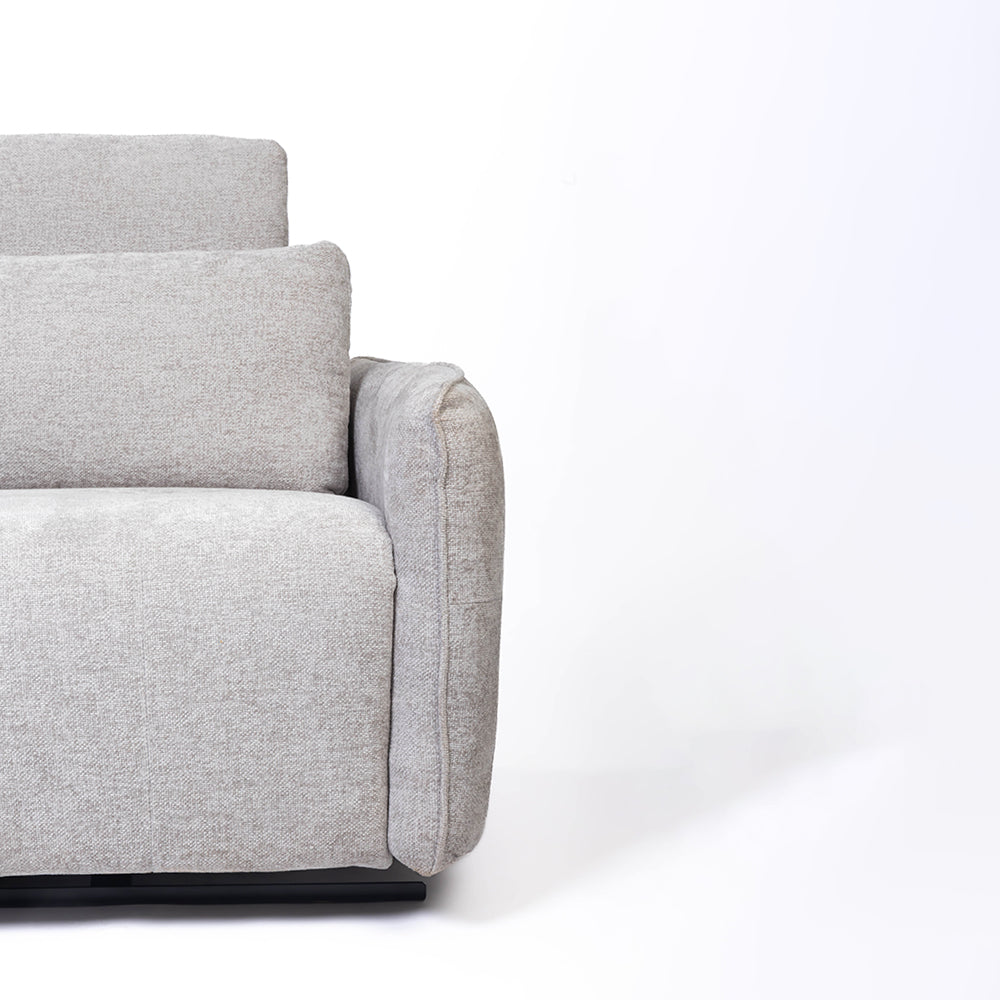 Plywood Burton 2 Seater Polyester Recliner