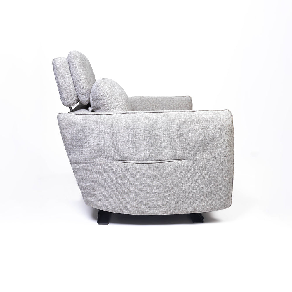 Plywood Burton 2 Seater Polyester Recliner