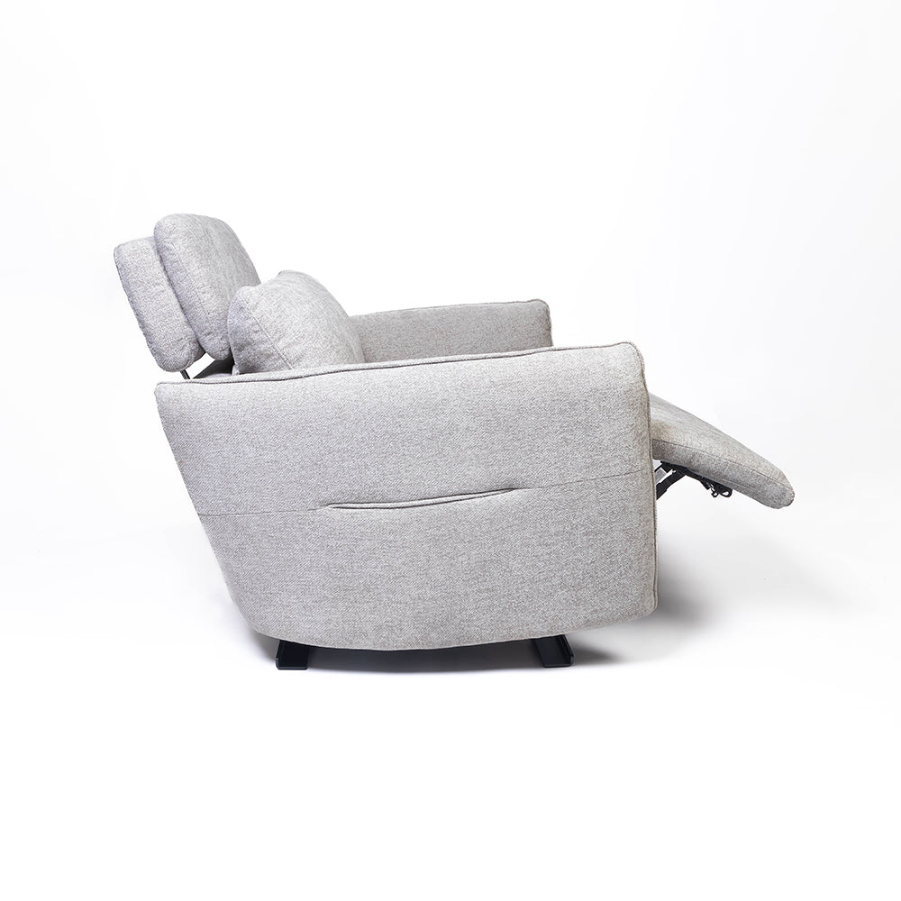 Plywood Burton 2 Seater Polyester Recliner