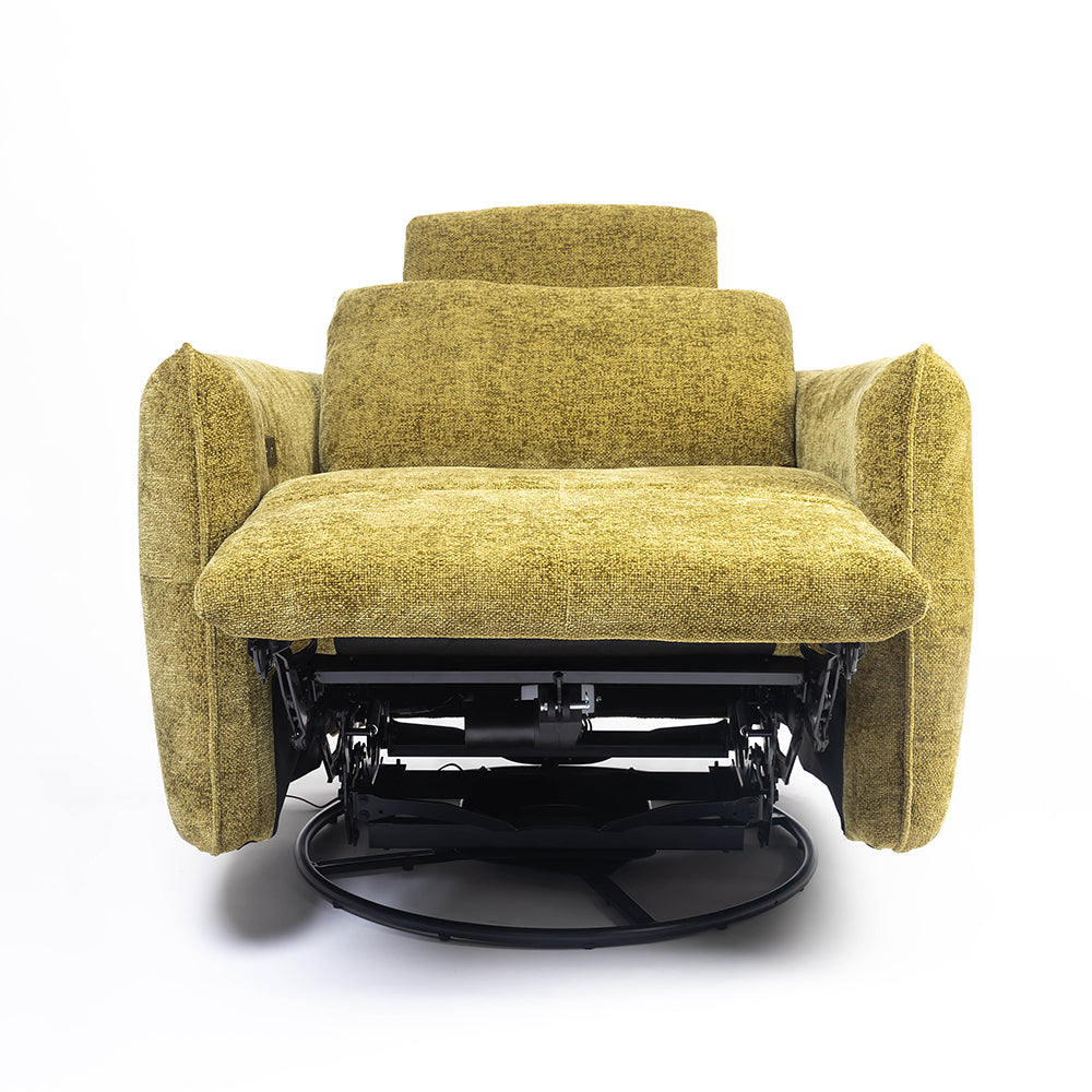 Plywood Catar Polyester Recliner