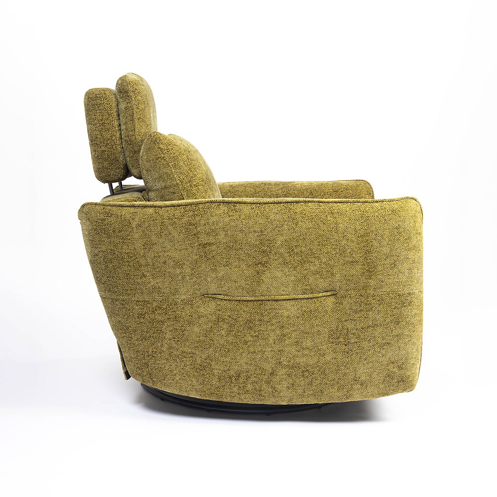 Plywood Catar Polyester Recliner