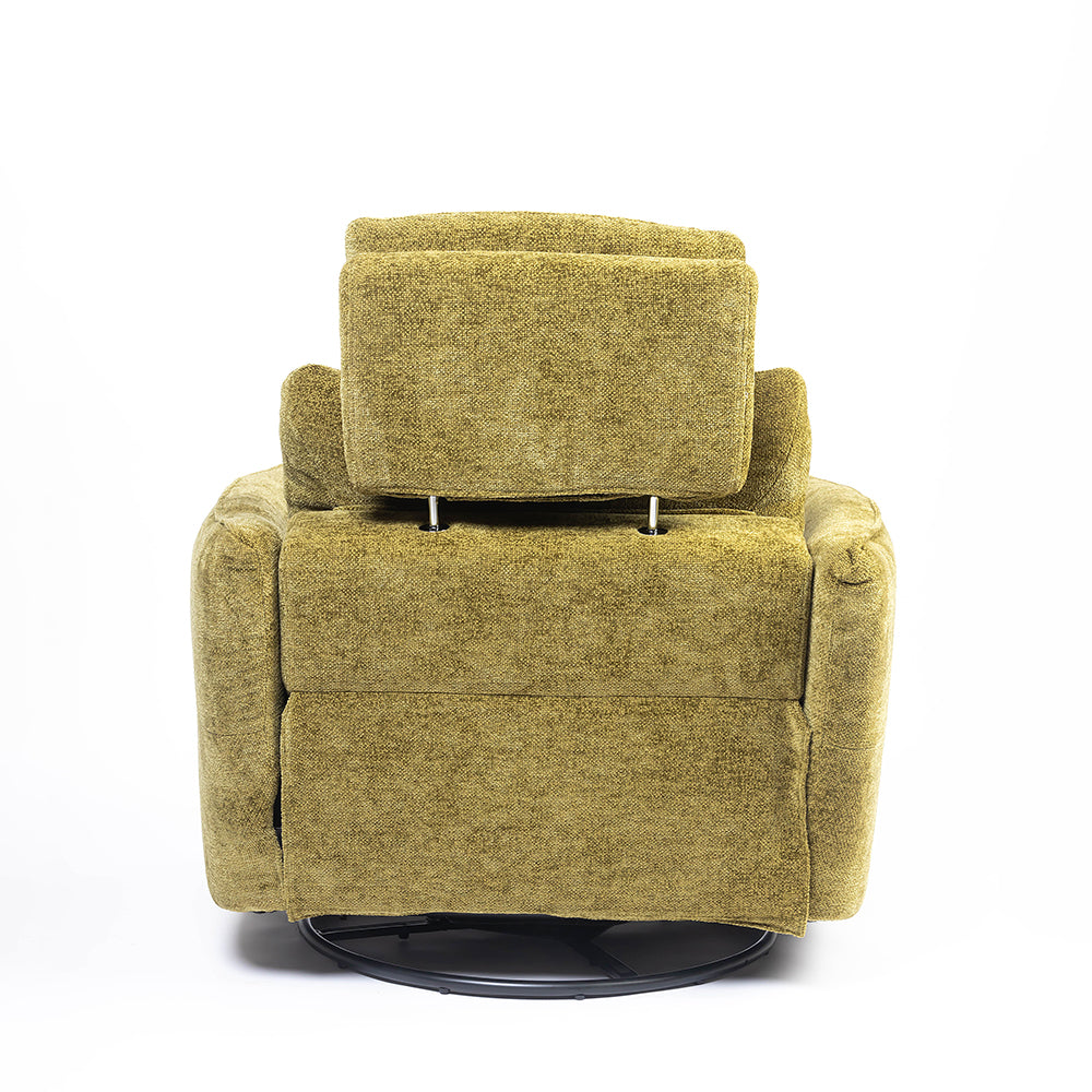 Plywood Catar Polyester Recliner