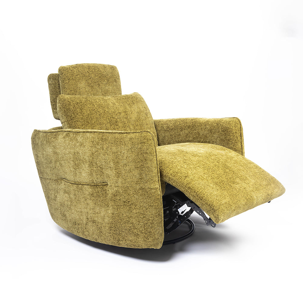 Plywood Catar Polyester Recliner