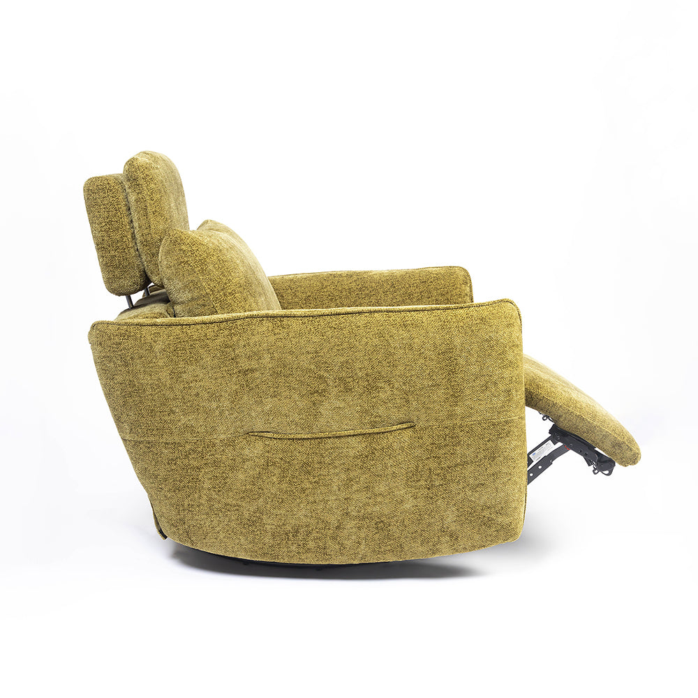 Plywood Catar Polyester Recliner
