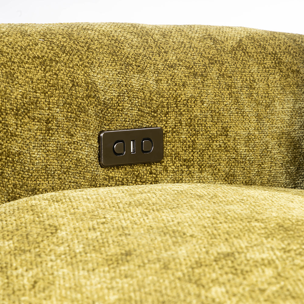 Plywood Catar Polyester Recliner