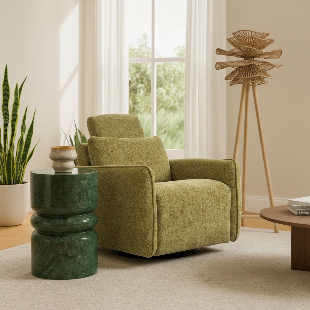 Plywood Catar Polyester Recliner