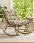 Pegma Spun Outdoor Rocking Chair with Aluminium