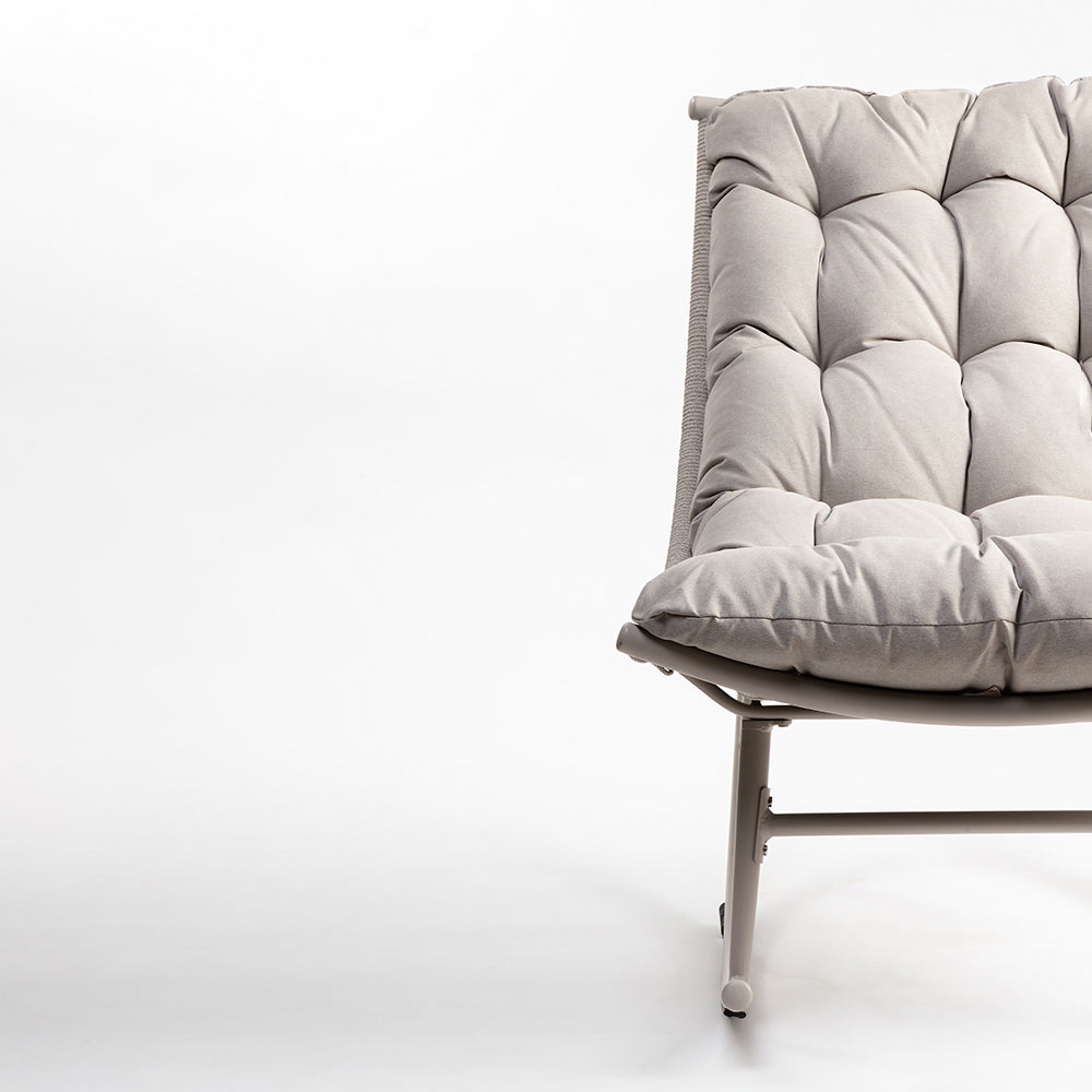 Pegma Spun Outdoor Rocking Chair with Aluminium