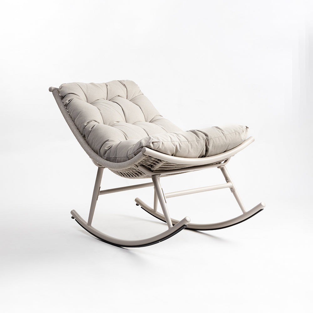 Pegma Spun Outdoor Rocking Chair with Aluminium