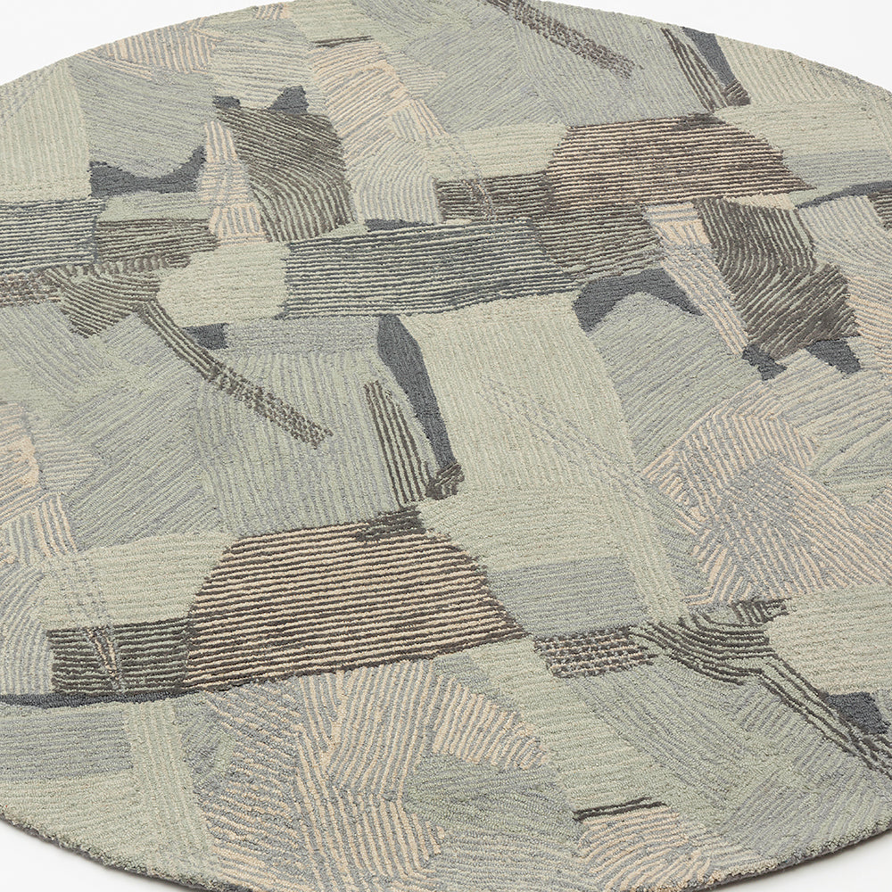 Chlorine Wollen Viscose Carpet