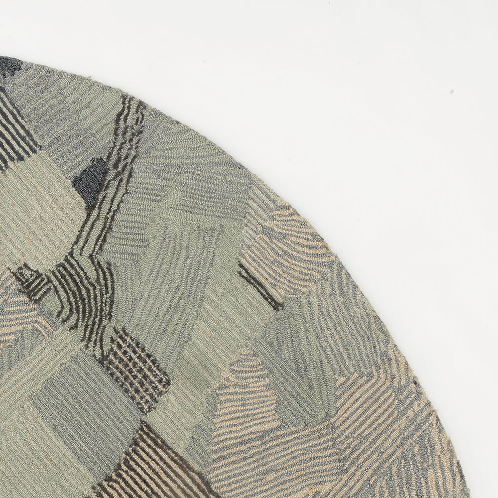 Chlorine Wollen Viscose Carpet