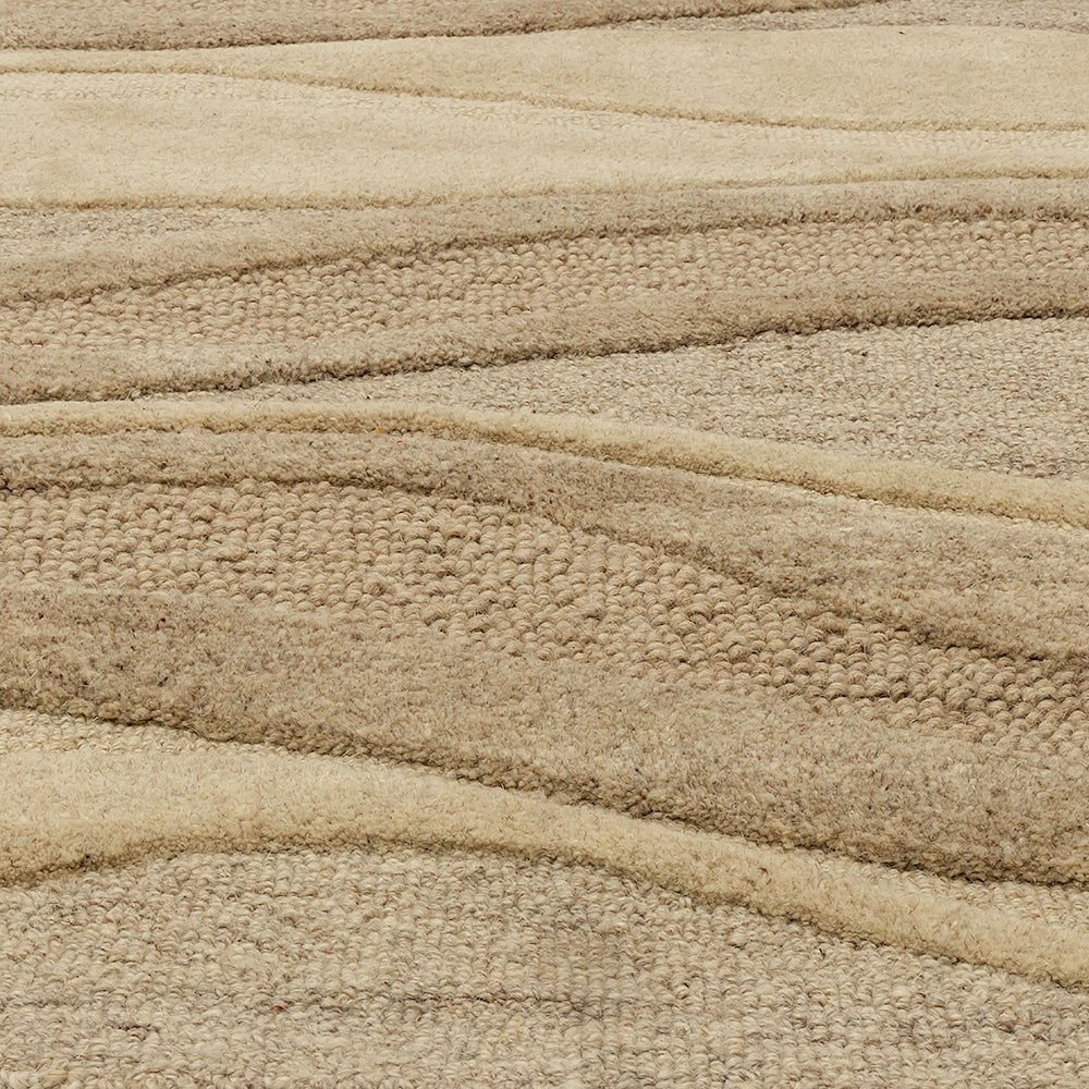 Stone Wollen Viscose Carpet