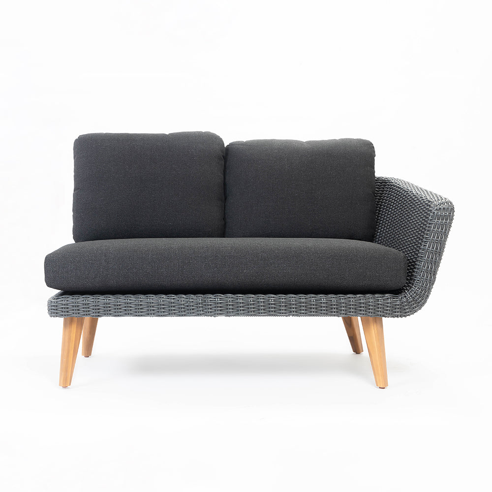 Crew 5-Seater Timber Outdoor Sofa Set with Glass Table