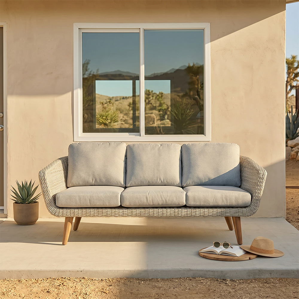 Circa Timber Outdoor 3 Seater Sofa