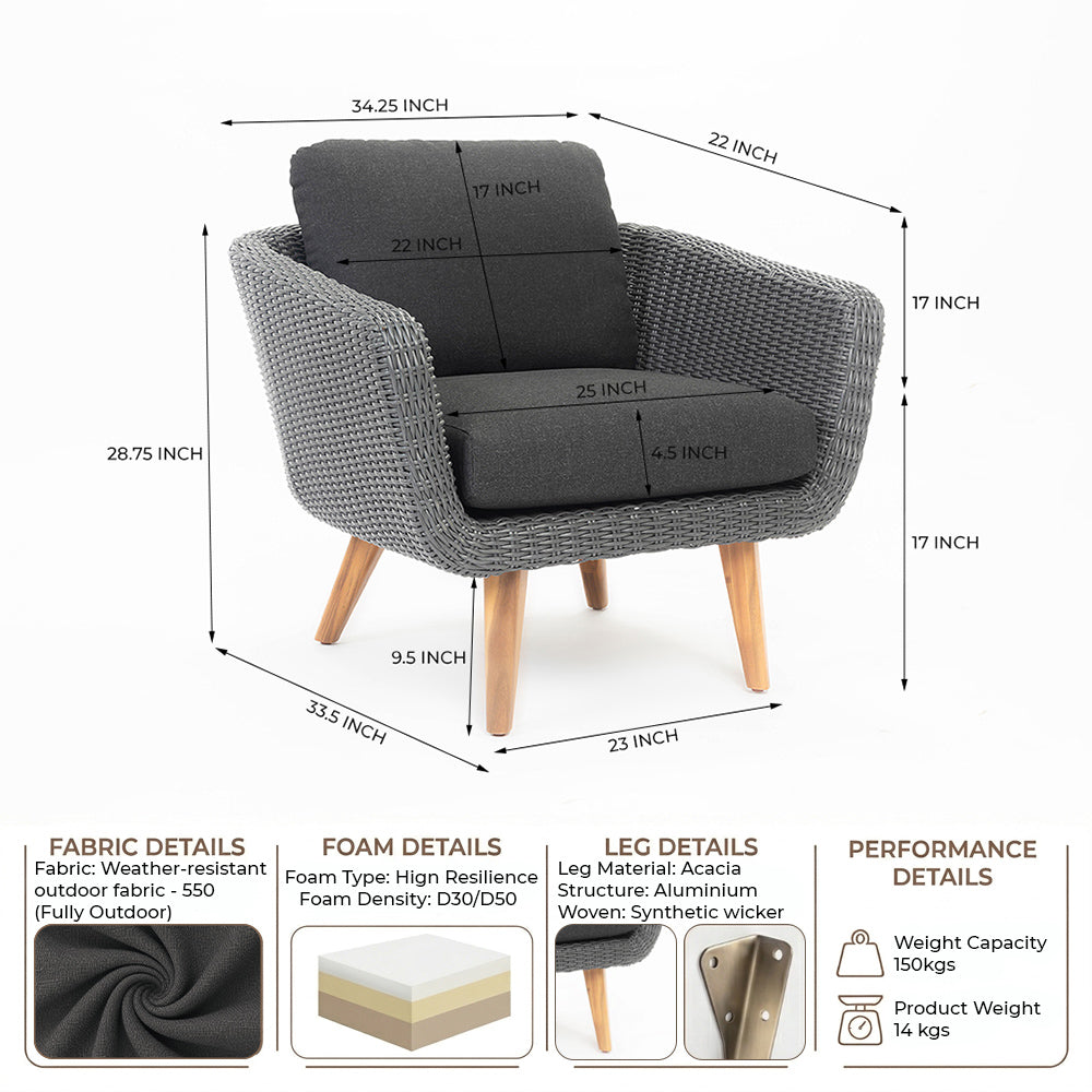 Navis Timber Outdoor Sofa Chair