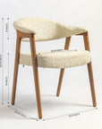Cleffy Beech Wood Dining Chair