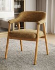Mustard Beech Wood Dining Chair