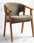 Cleffy Beech Wood Dining Chair