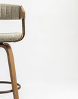 Doja Wooden Swivel Counter Chair